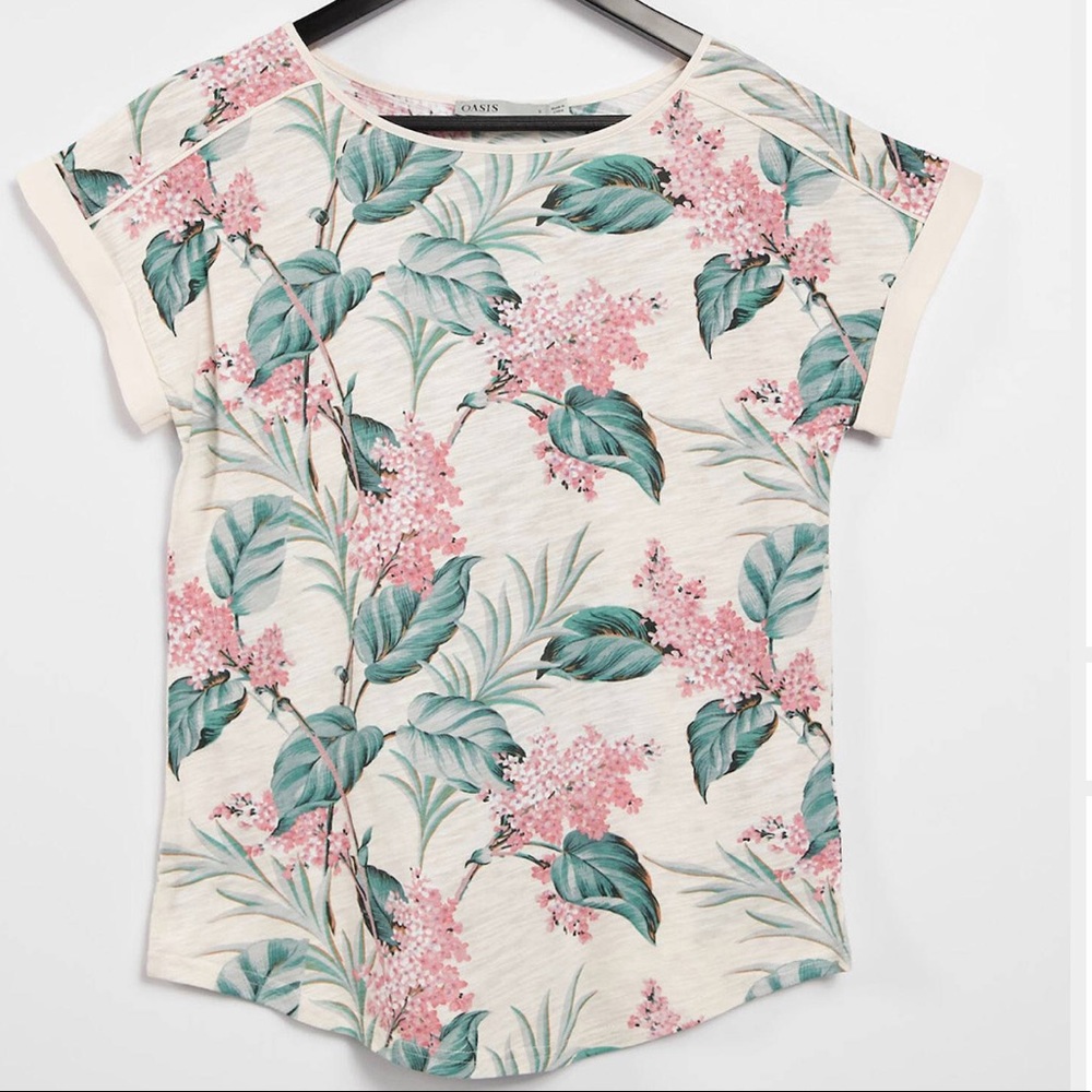 OASIS FLORAL T-SHIRT XS